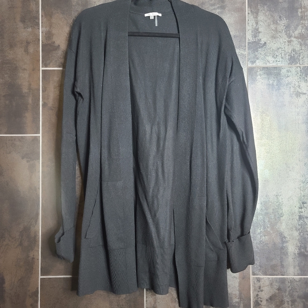 Vila Milano Black Cardigan Sweater Large